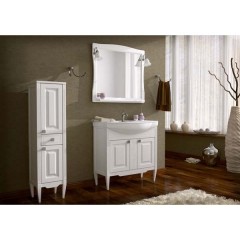 Комплект мебели ASB-Woodline Модена 85 белый массив ясеня