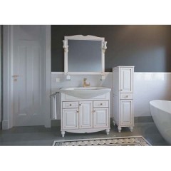 Комплект мебели ASB-Woodline Верона 85 белый массив ясеня
