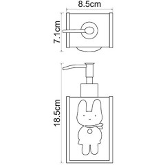 Дозатор жидкого мыла WasserKRAFT Ammer K-6499
