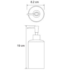 Дозатор жидкого мыла WasserKRAFT Elde K-3699