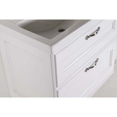Комплект мебели ASB-Woodline Прато 70 белый массив ясеня