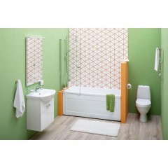 Комплект мебели Aquanet Ирис 60 белый (1 ящик, 2 дверцы) 00198812