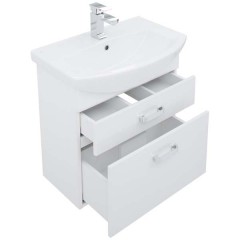 Комплект мебели Aquanet Ирис 65 белый (2 ящика) 00198815