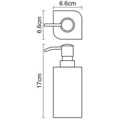 Дозатор жидкого мыла WasserKRAFT Elba K-2799