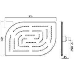 Верхний душ Jaquar Alive Maze OHS-CHR-85859M