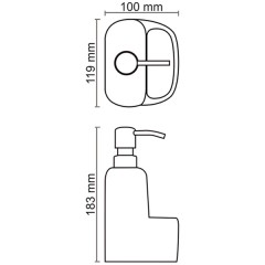 Дозатор для жидкого мыла WasserKRAFT K-8499