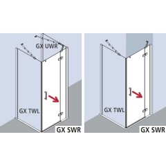 Душевой уголок Kermi Gia XP GX SWR 12018 VAK