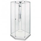 Душевая кабина IDO Showerama 8-5 100x100 стекло прозрачное, профиль серебристый 4985112010