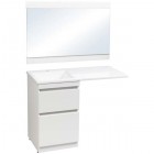 Комплект мебели Style Line ElFante Даллас 110 напольный белый L