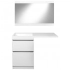 Комплект мебели Style Line ElFante Даллас 115 напольный белый L