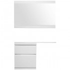 Комплект мебели Style Line ElFante Даллас 130 напольный белый L