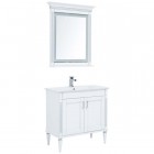Комплект мебели Aquanet Селена 90 белый/серебро 00233126