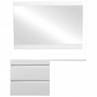 Комплект мебели Style Line ElFante Даллас 130 подвесной белый L