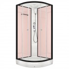 Душевая кабина Domani-Spa Delight 99 розовые стенки/прозрачное стекло DS01D99LPcCl00