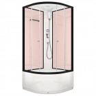 Душевая кабина Domani-Spa Delight 88 high розовые стенки/прозрачное стекло DS01D88HPcCl00