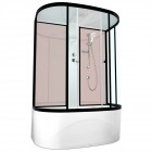 Душевая кабина Domani-Spa Neat 150 high розовые стенки/прозрачное стекло DS01N158HPcCl00