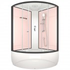 Душевая кабина Domani-Spa Vitality 120 high розовые стенки/прозрачное стекло DS01V1212HPcCl00