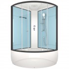 Душевая кабина Domani-Spa Vitality 120 high голубые стенки/прозрачное стекло DS01V1212HDbCl00
