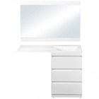 Комплект мебели Style Line ElFante Даллас 130 напольный белый (3 ящика) R