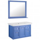 Комплект мебели ASB-Woodline Толедо 105 синий массив ясеня