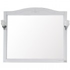 Зеркало ASB-Woodline Салерно 105 белый массив ясеня